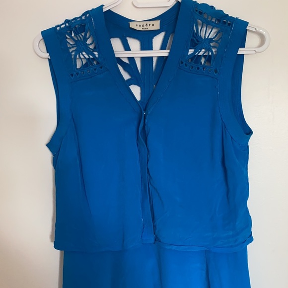 Sandro blue dress - Picture 5 of 6